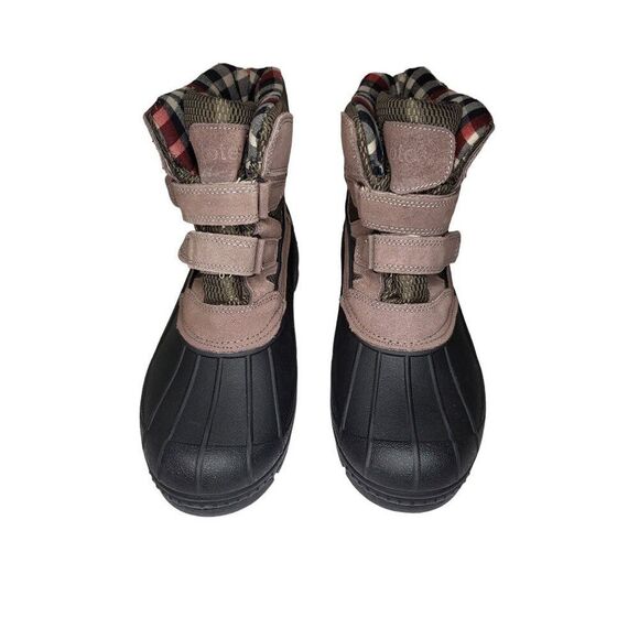 Totes Boots Women Sz 10‎ 36881 All Weather Waterproof Straps Rubber Winter - Picture 3 of 7